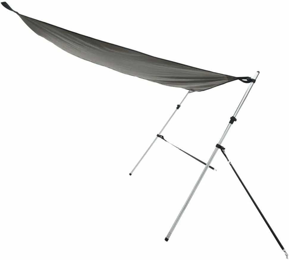 T tipo uždangos prailginimas, antracito, 170x208x(115-183)cm