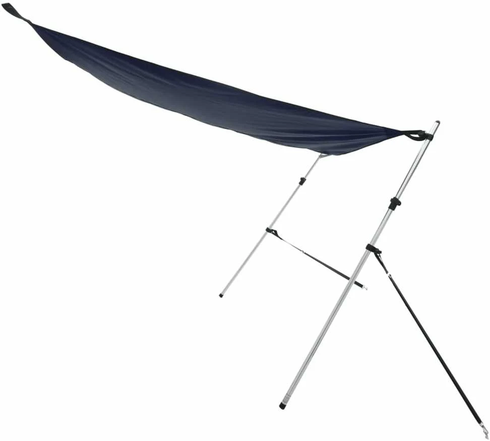 T uždangos prailginimo rinkinys, mėlynas, 170x170x(113-182,5)cm