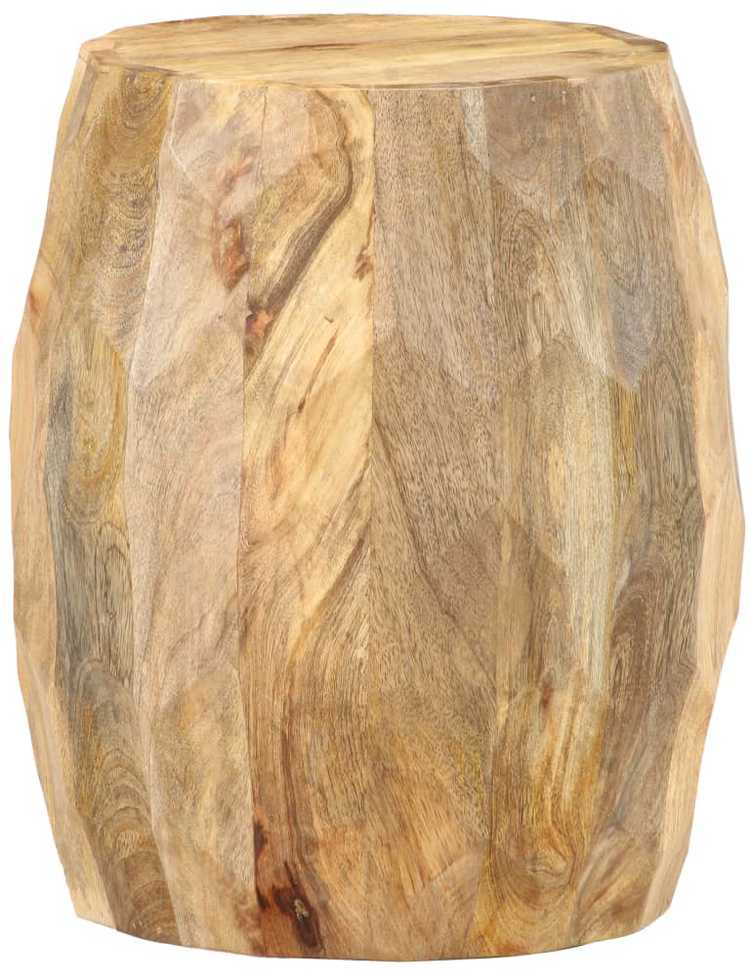 Taburetė, mango medienos masyvas, būgno formos