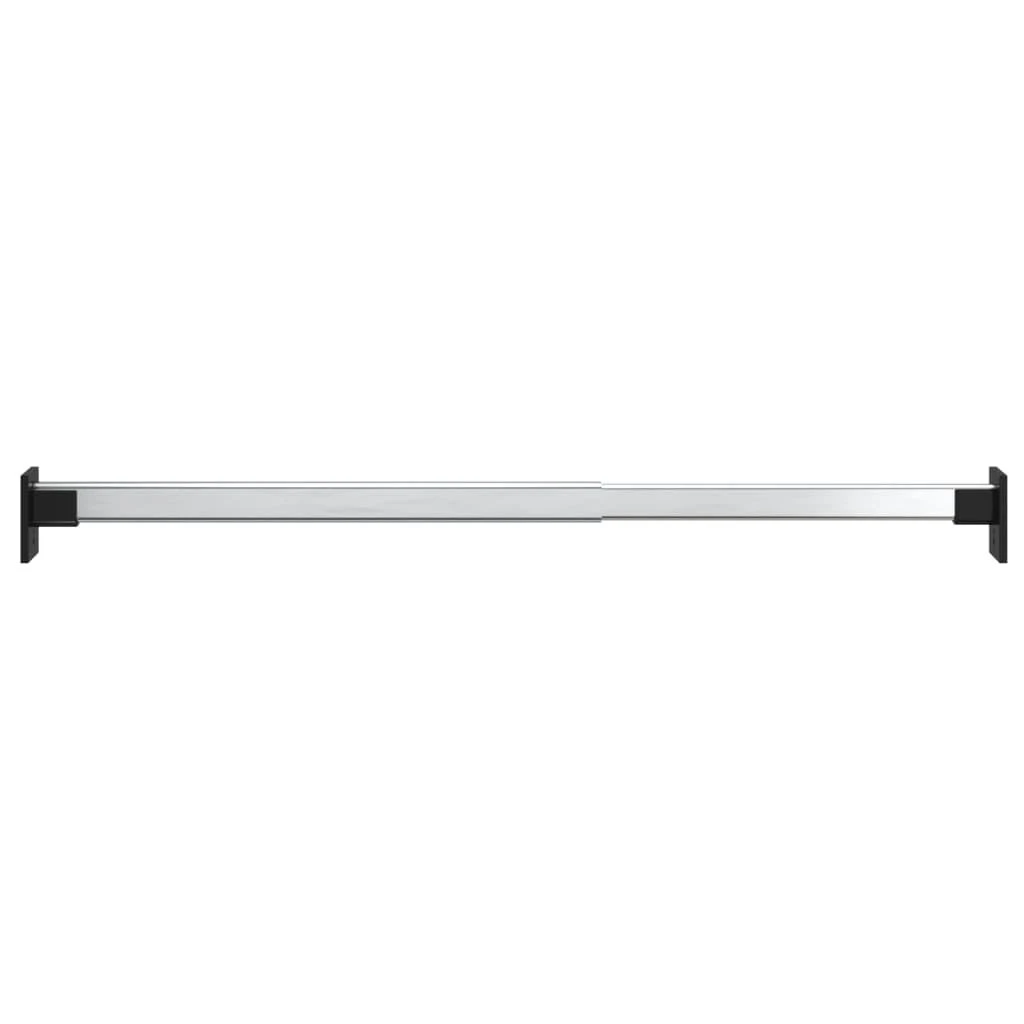 Teleskopiniai spintos skersiniai, 2vnt., sidabriniai, 58–100cm