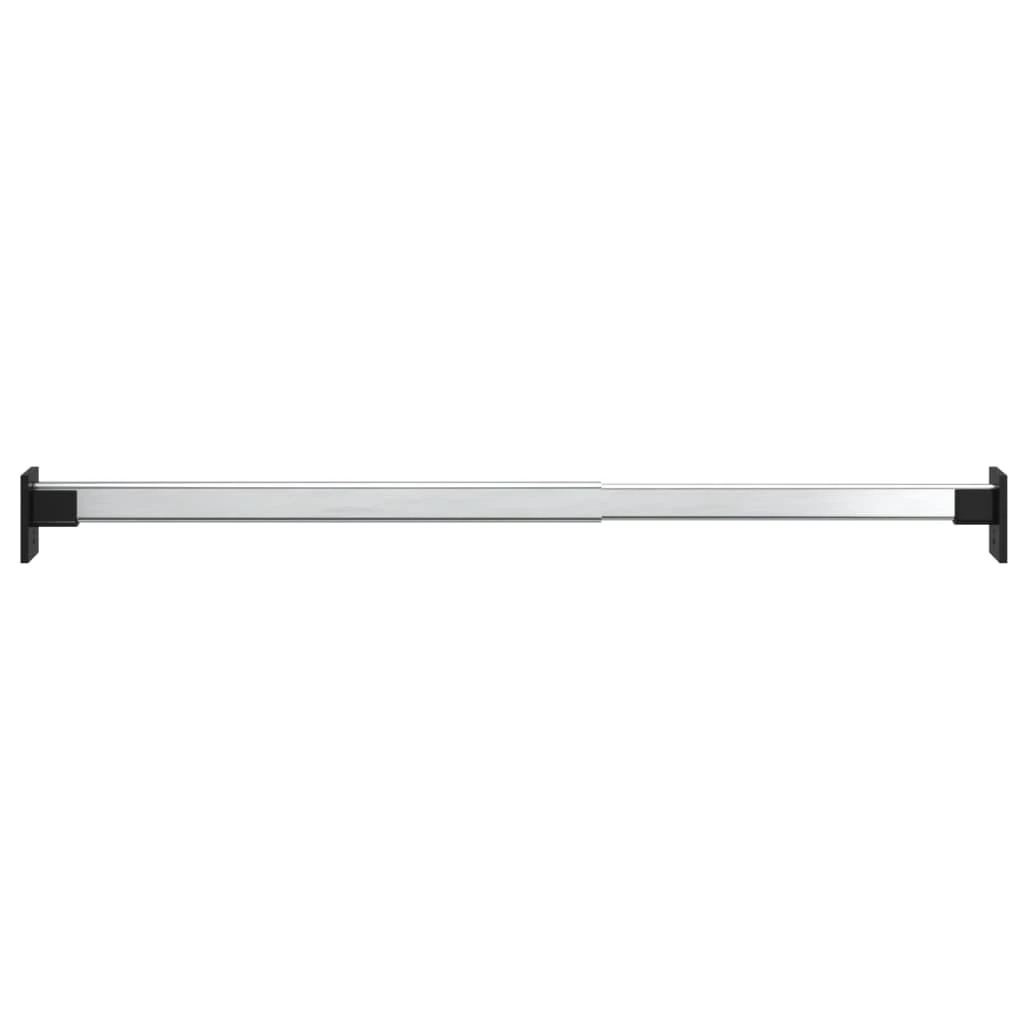 Teleskopiniai spintos skersiniai, 4vnt., sidabriniai, 58–100cm