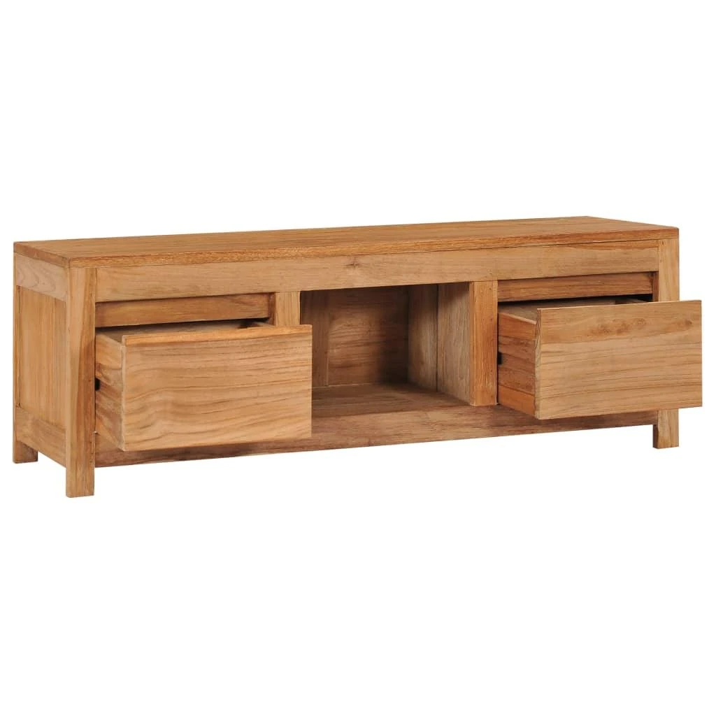 TV staliukas Televizoriaus spintelė, 100x30x35cm, tikmedžio medienos masyvas
