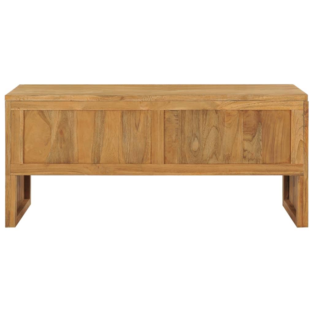 TV staliukas Televizoriaus spintelė, 100x30x45cm, tikmedžio medienos masyvas