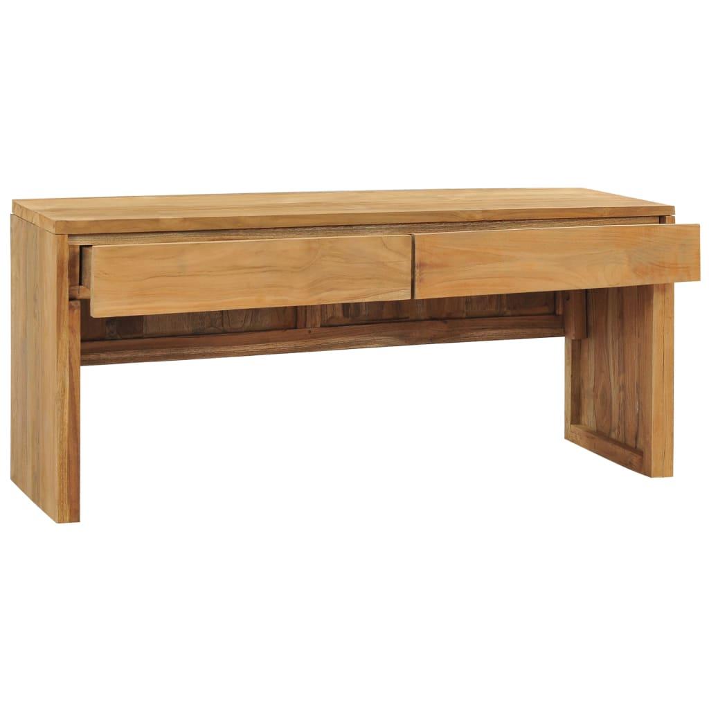 TV staliukas Televizoriaus spintelė, 100x30x45cm, tikmedžio medienos masyvas