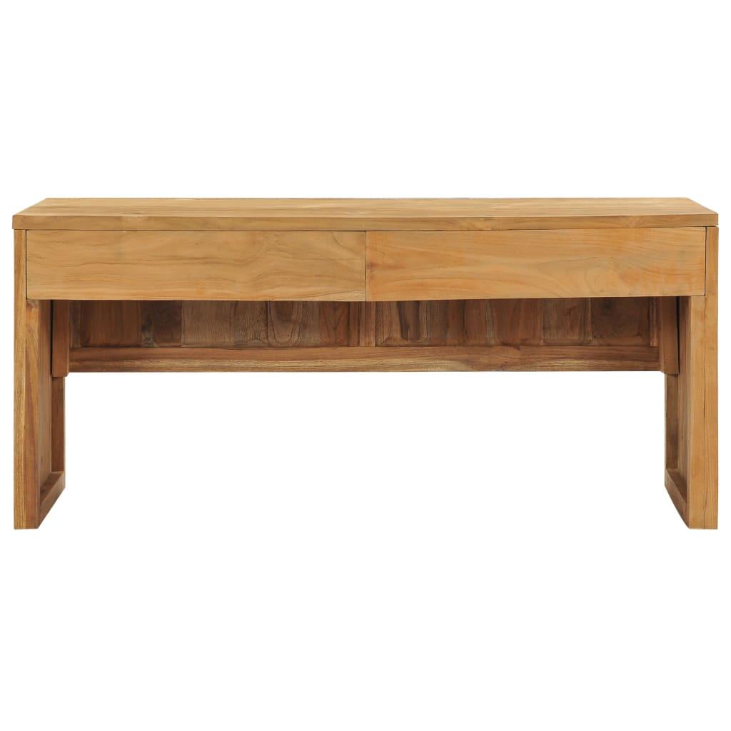 TV staliukas Televizoriaus spintelė, 100x30x45cm, tikmedžio medienos masyvas