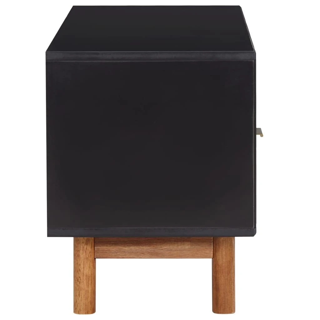 TV staliukas Televizoriaus spintelė, 100x35x45cm, akacijos masyvas ir MDF