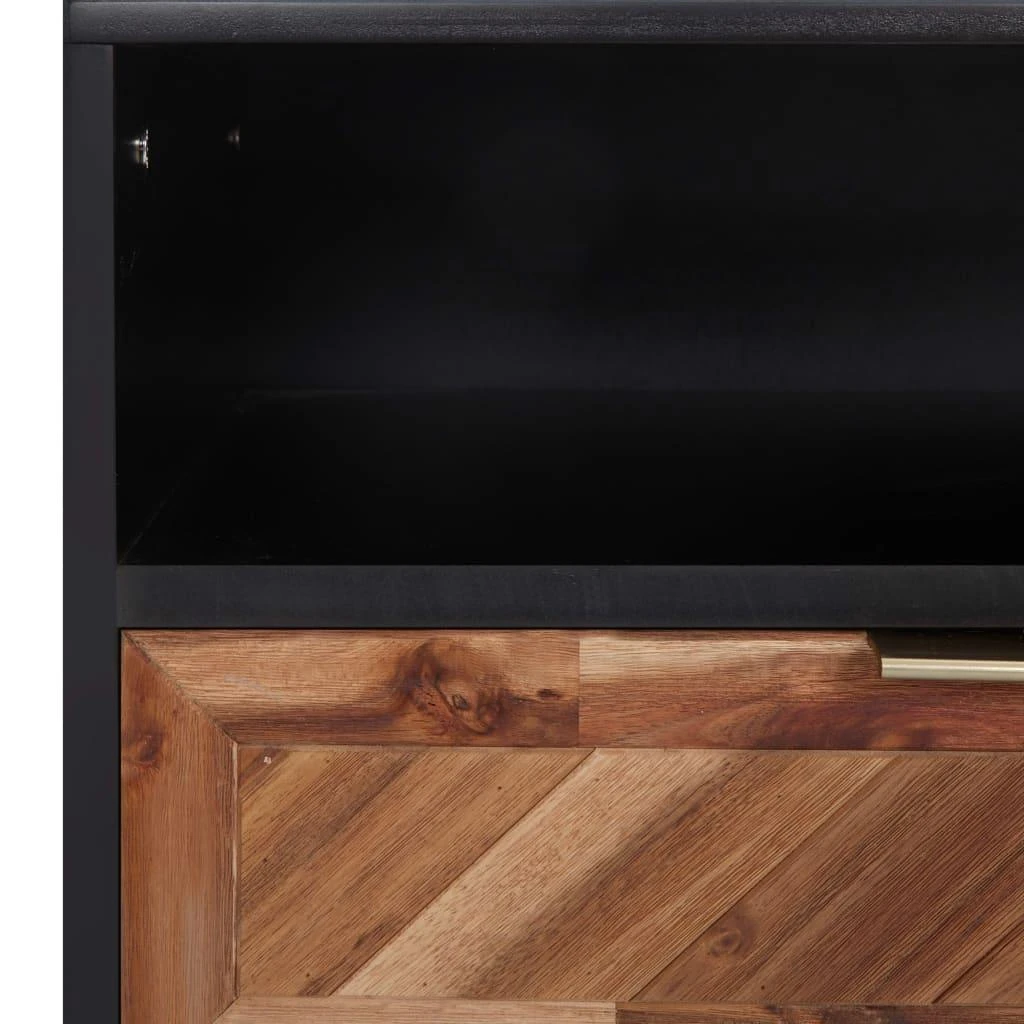 TV staliukas Televizoriaus spintelė, 100x35x45cm, akacijos masyvas ir MDF