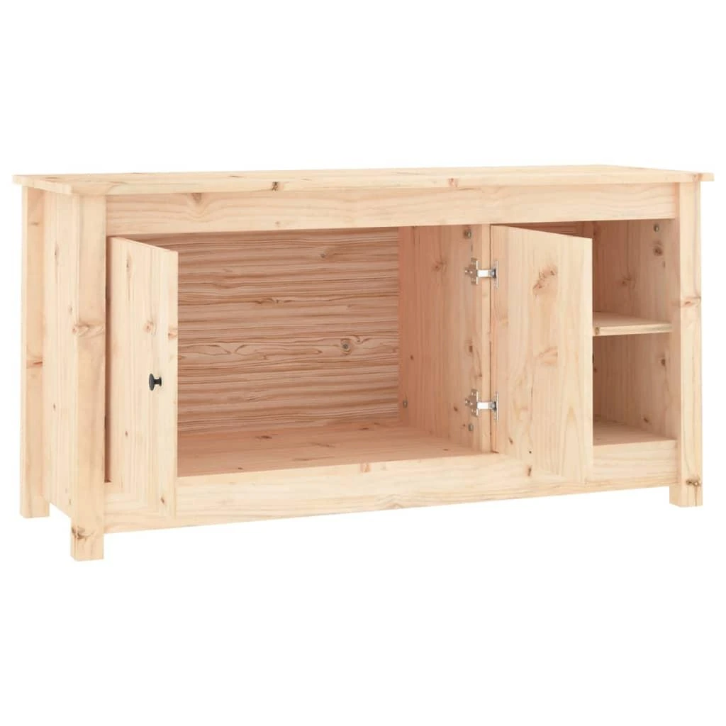 TV staliukas Televizoriaus spintelė, 103x36,5x52cm, pušies medienos masyvas