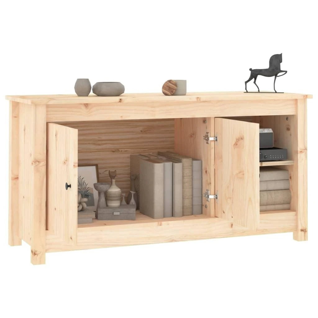 TV staliukas Televizoriaus spintelė, 103x36,5x52cm, pušies medienos masyvas