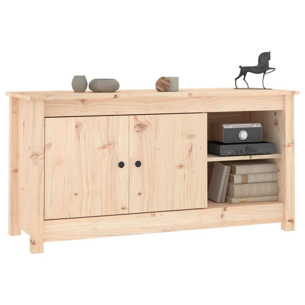 TV staliukas Televizoriaus spintelė, 103x36,5x52cm, pušies medienos masyvas