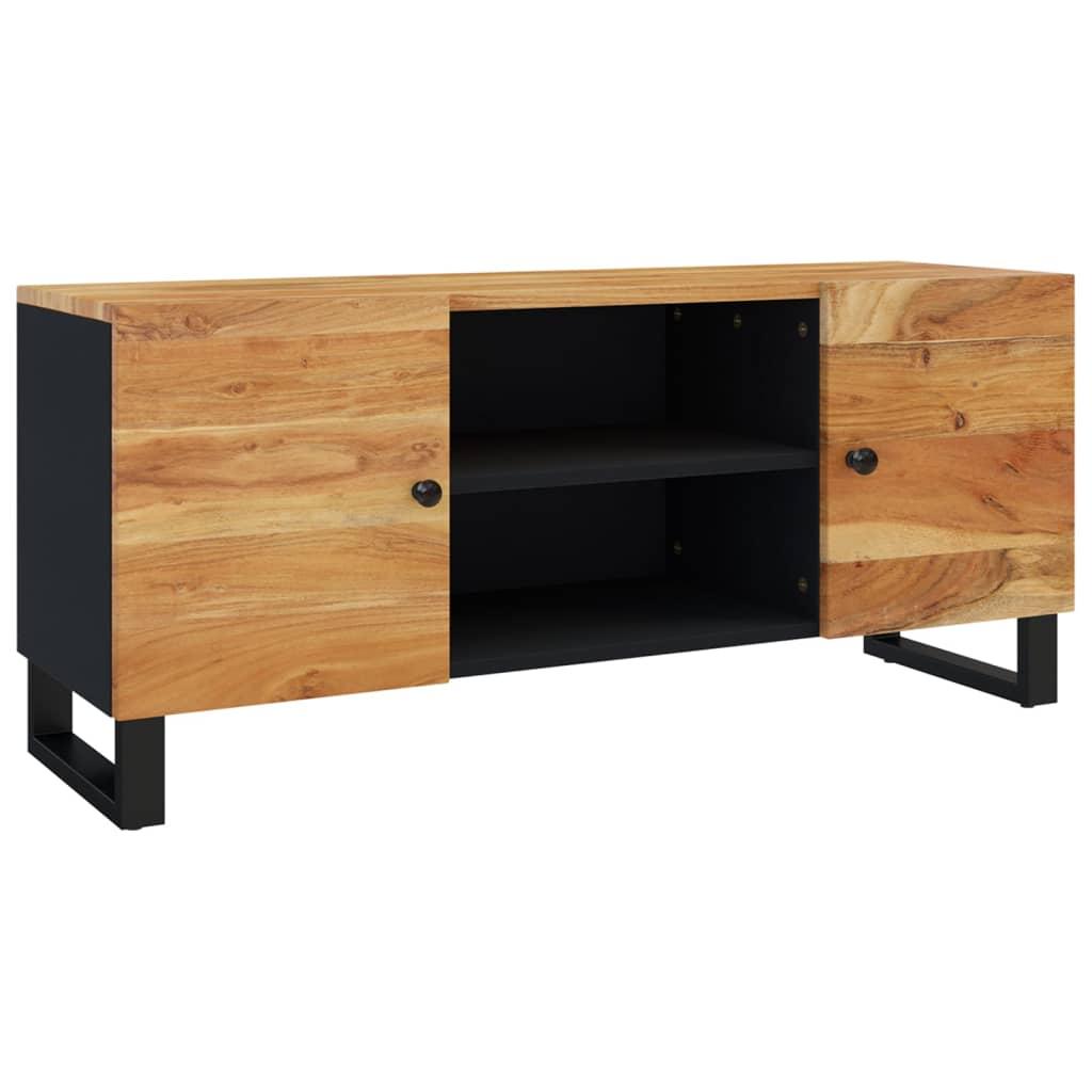TV staliukas Televizoriaus spintelė, 105x33x46cm, akacijos medienos masyvas