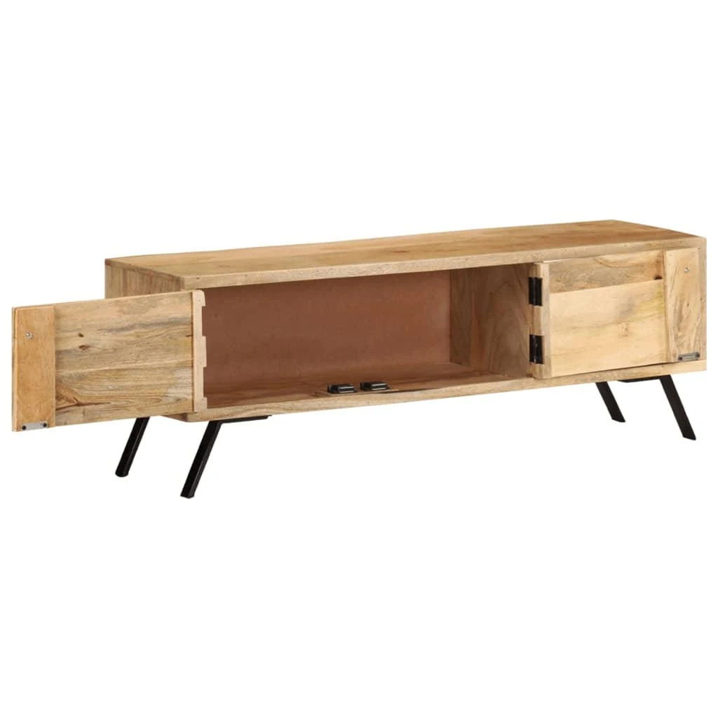 TV staliukas Televizoriaus spintelė, 110x30x40cm, mango medienos masyvas