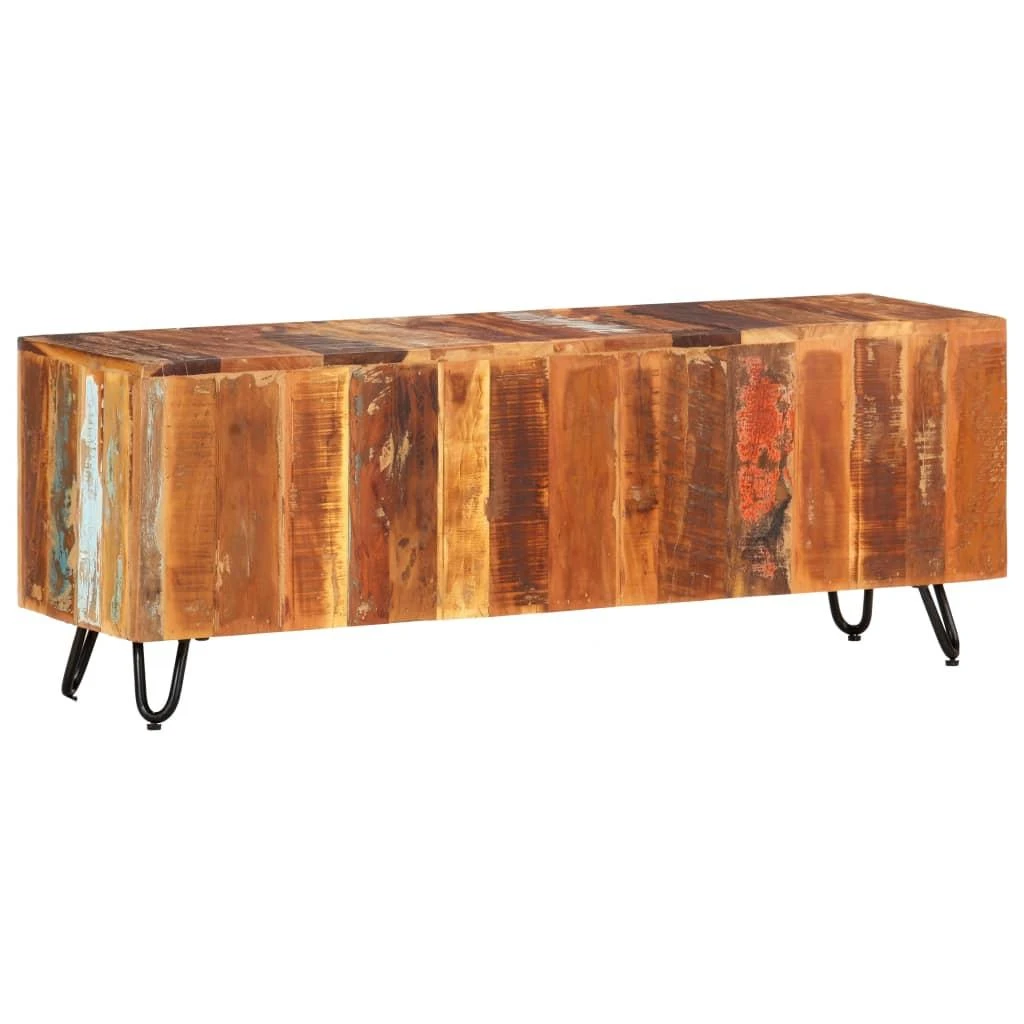 TV staliukas Televizoriaus spintelė, 110x30x40cm, perdirbta mediena