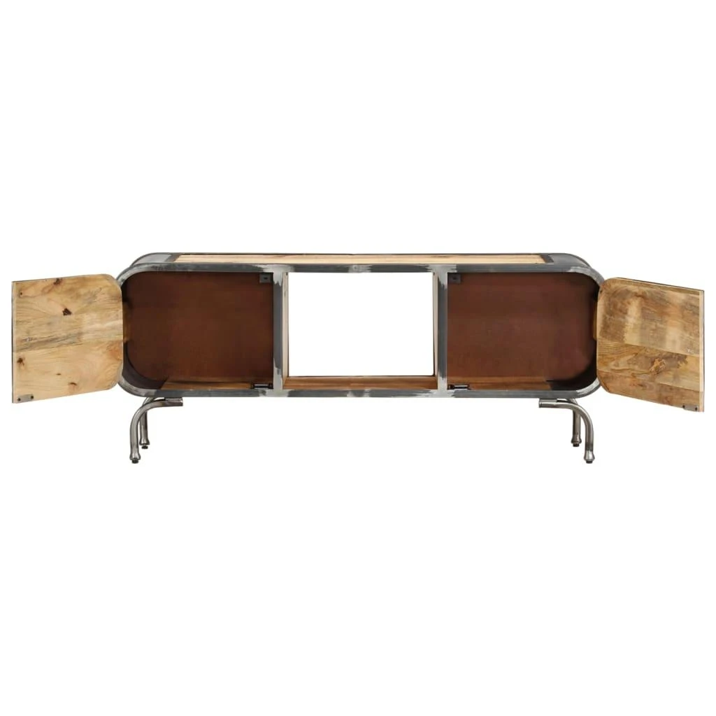 TV staliukas Televizoriaus spintelė, 110x30x42cm, mango medienos masyvas