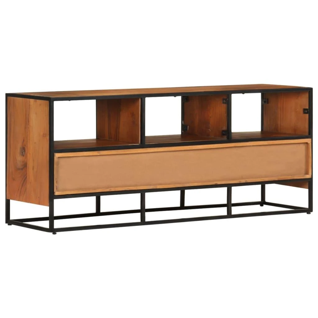 TV staliukas Televizoriaus spintelė, 110x30x45cm, akacijos medienos masyvas