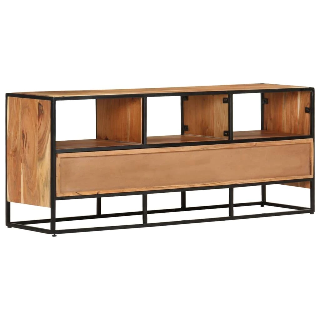 TV staliukas Televizoriaus spintelė, 110x30x45cm, akacijos medienos masyvas
