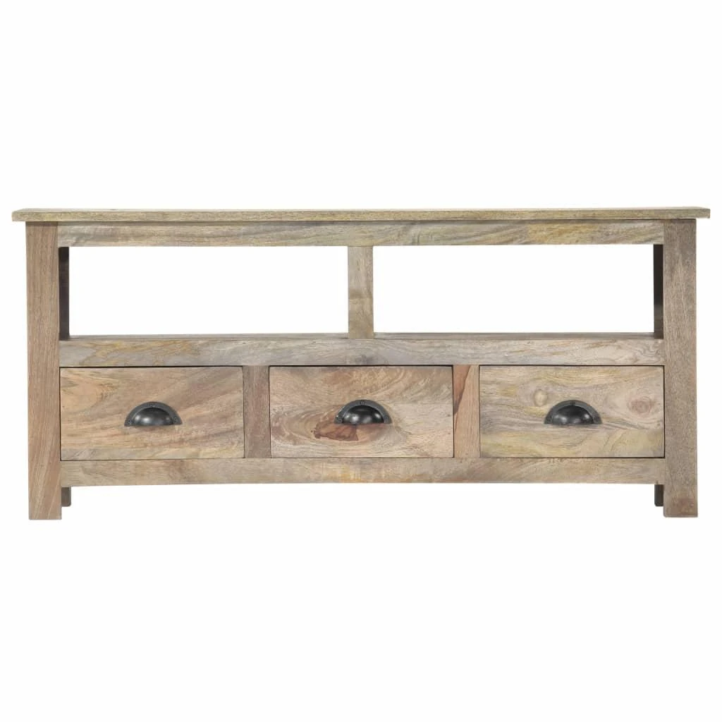TV staliukas Televizoriaus spintelė, 110x30x50cm, mango medienos masyvas