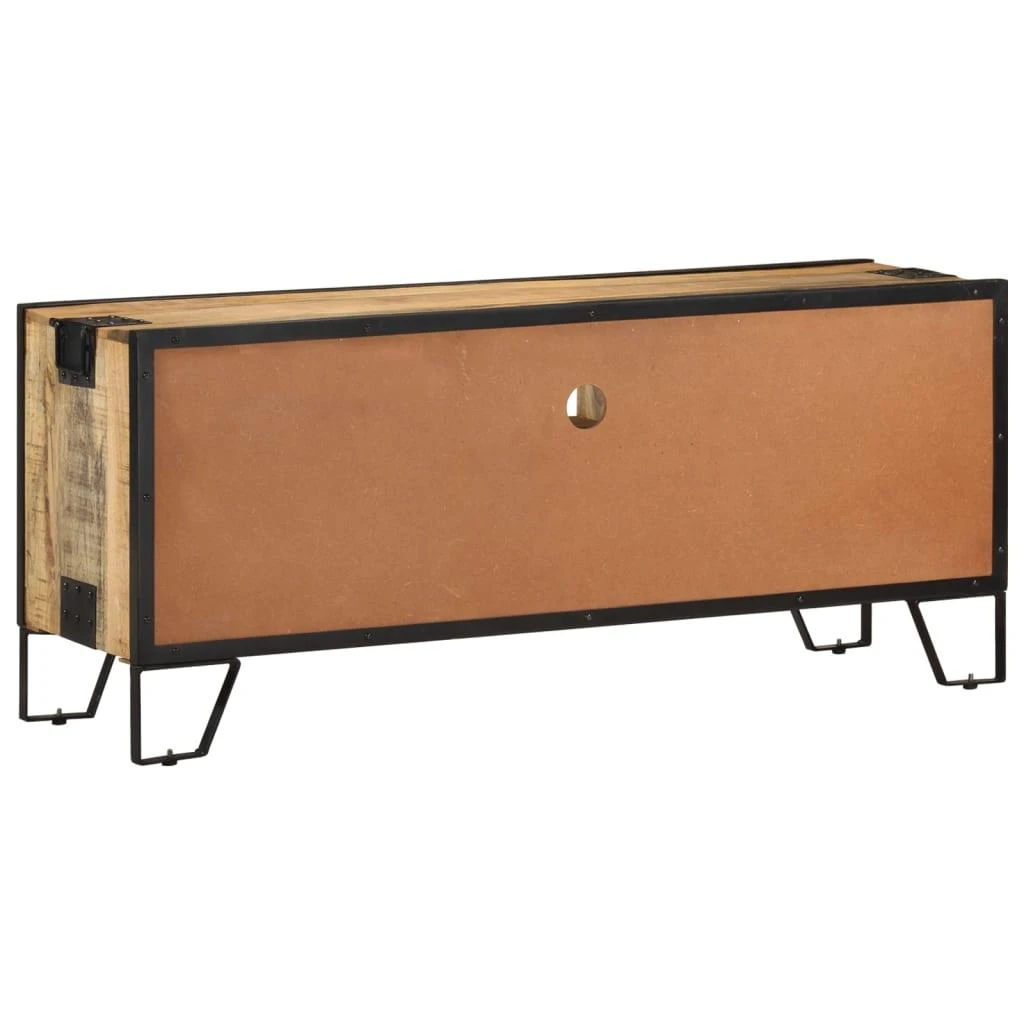 TV staliukas Televizoriaus spintelė, 110x31x46cm, neapdorota mango mediena