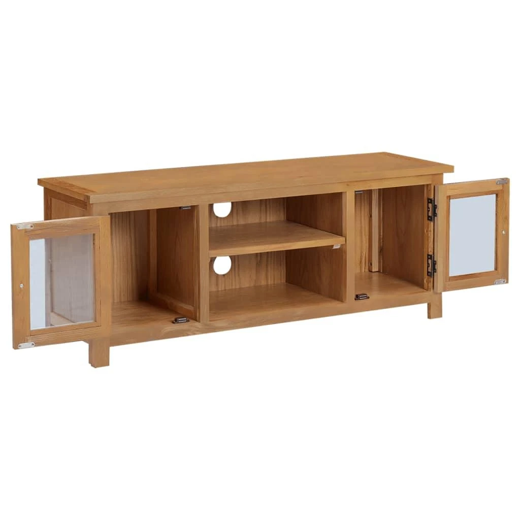 TV staliukas Televizoriaus spintelė, 110x35x44cm, ąžuolo medienos masyvas