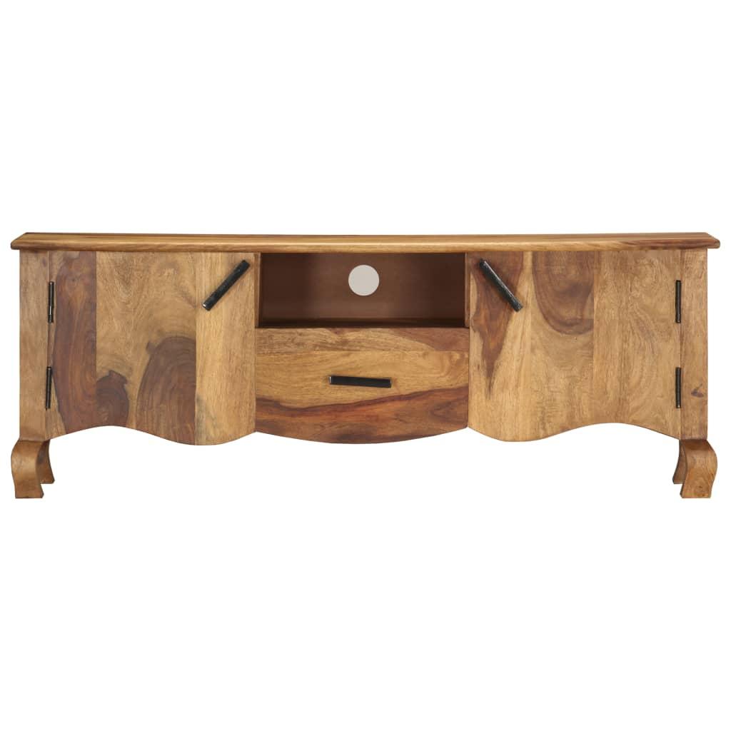 TV staliukas Televizoriaus spintelė, 115x30x42cm, medienos masyvas