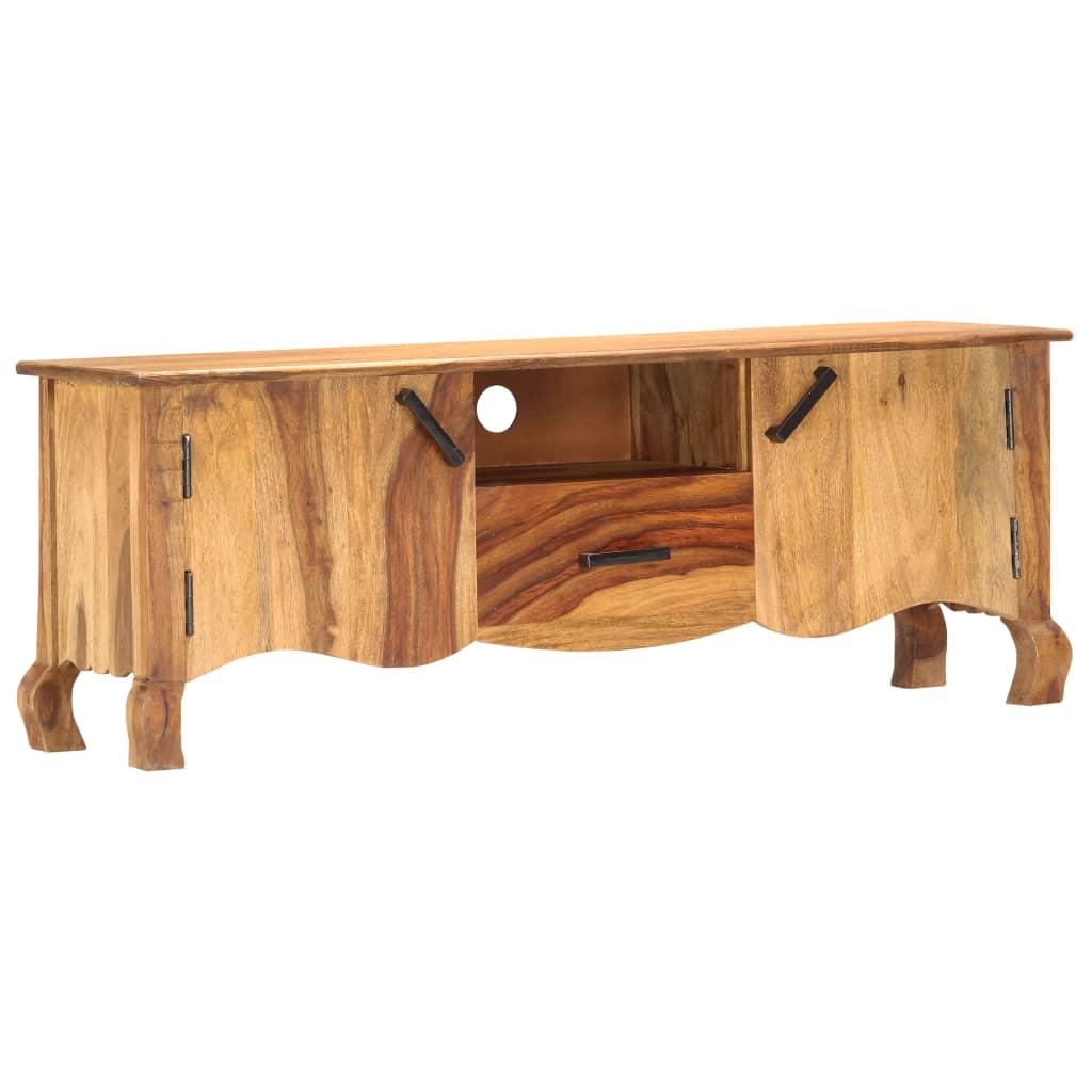 TV staliukas Televizoriaus spintelė, 115x30x42cm, medienos masyvas