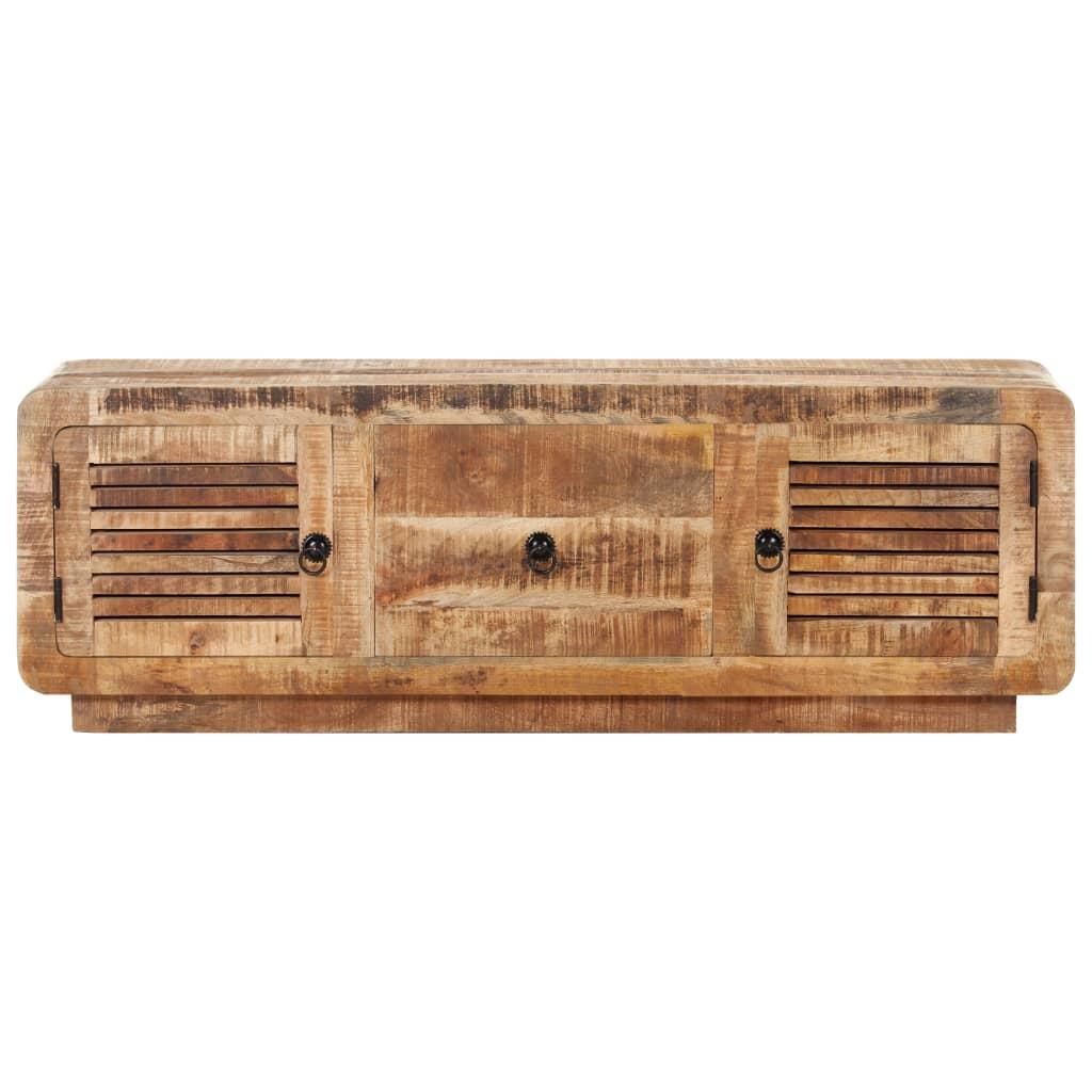TV staliukas Televizoriaus spintelė, 120x30x40cm, neapdorota mango mediena