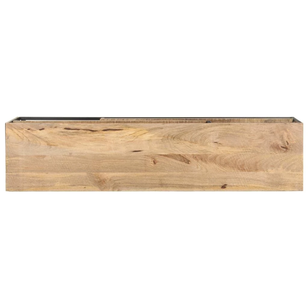 TV staliukas Televizoriaus spintelė, 130x30x45cm, neapdorota mango mediena
