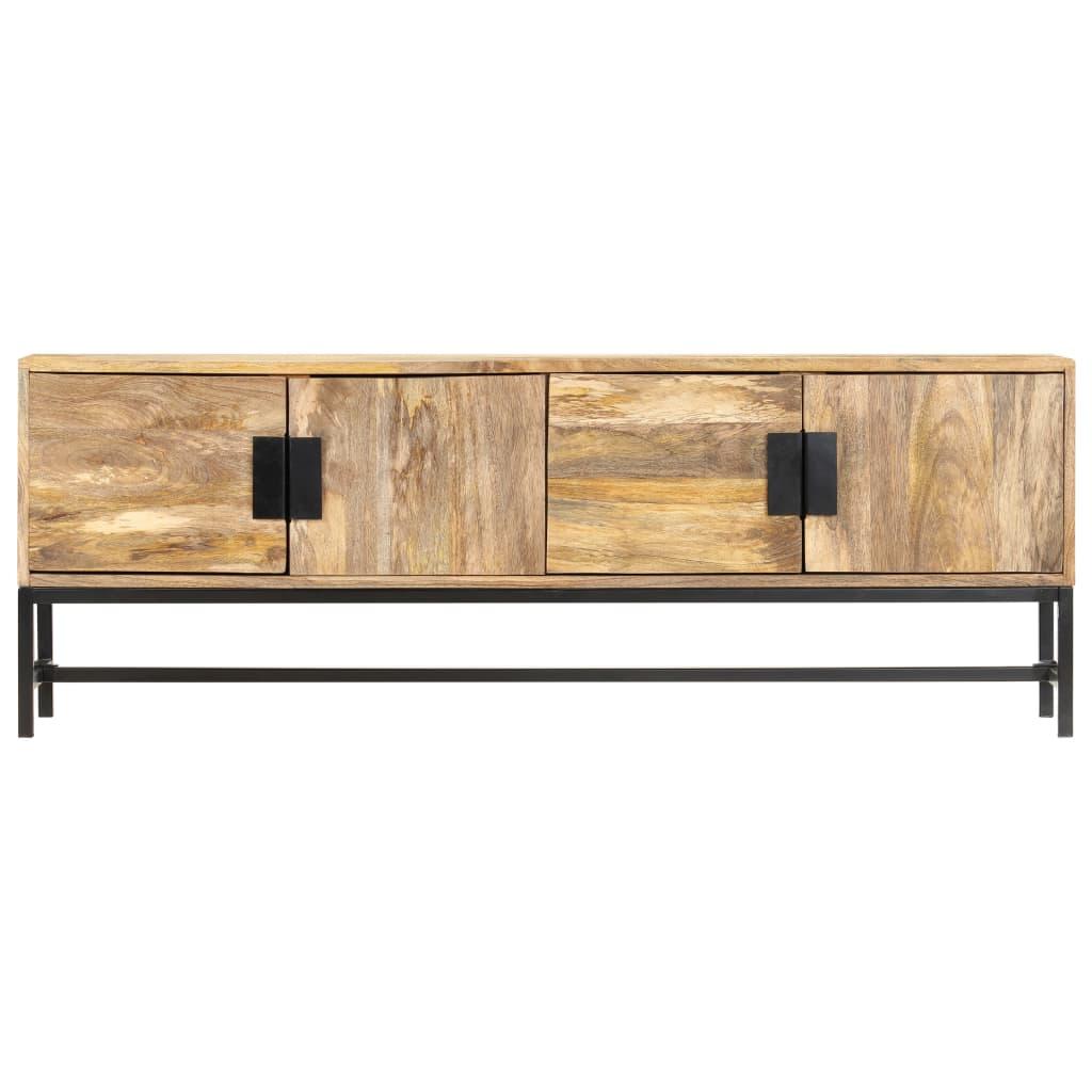 TV staliukas Televizoriaus spintelė, 140x30x50cm, mango medienos masyvas