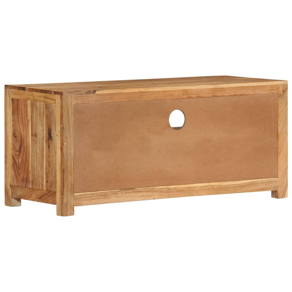 TV staliukas Televizoriaus spintelė, 88x35x40cm, akacijos medienos masyvas