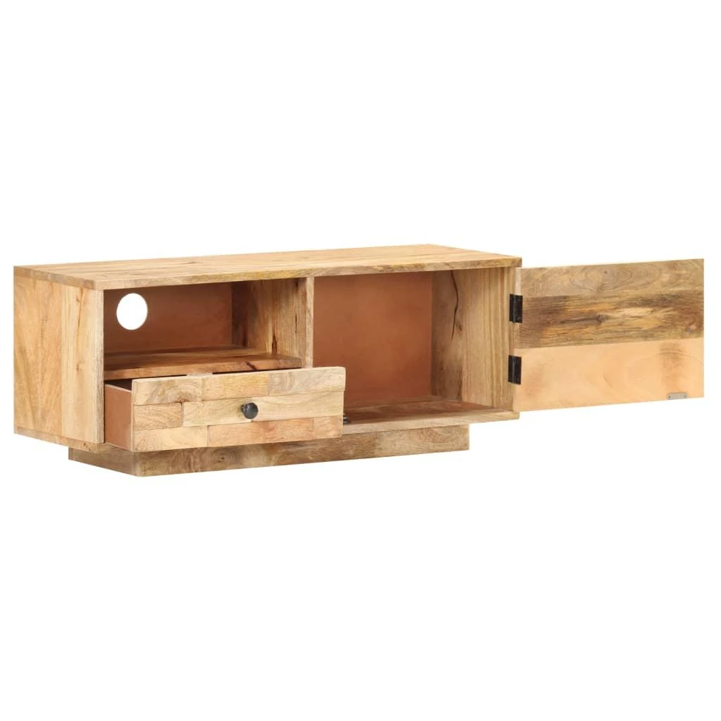 TV staliukas Televizoriaus spintelė, 90x30x35cm, mango medienos masyvas