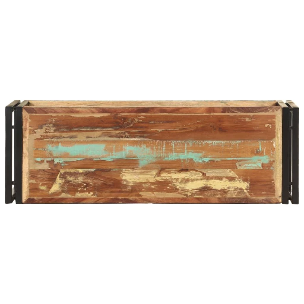 TV staliukas Televizoriaus spintelė, 90x30x40cm, perdirbtos medienos masyvas
