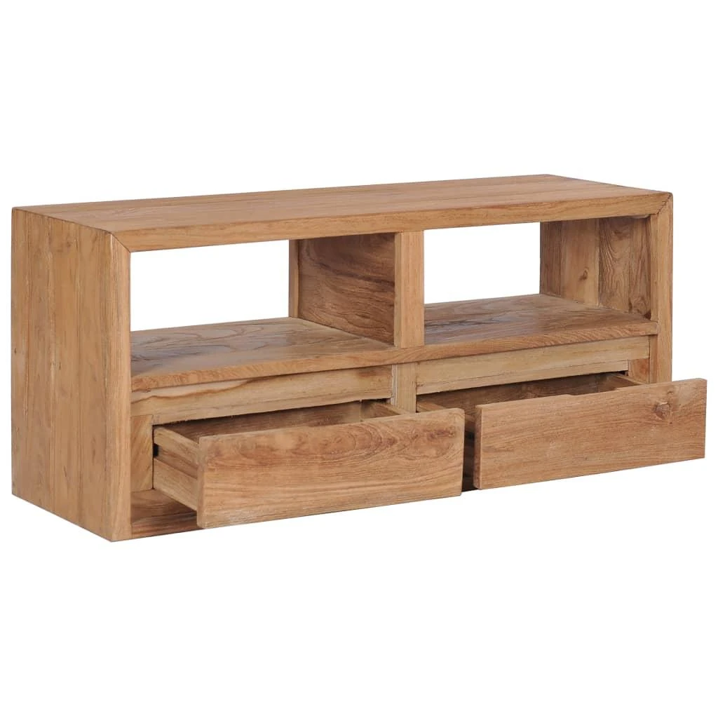 TV staliukas Televizoriaus spintelė, 90x30x40cm, tikmedžio medienos masyvas
