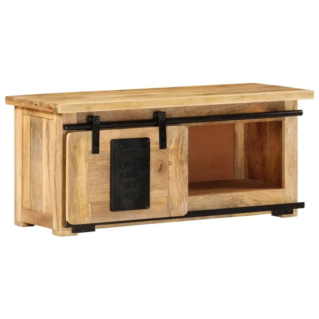 TV staliukas Televizoriaus spintelė, 90x35x40cm, mango medienos masyvas