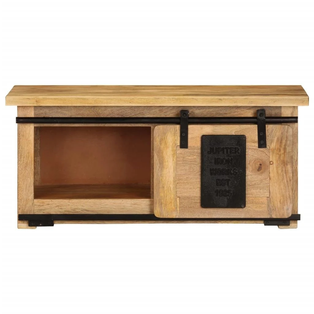TV staliukas Televizoriaus spintelė, 90x35x40cm, mango medienos masyvas