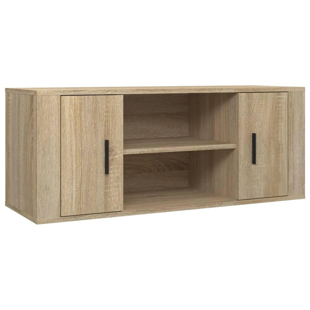 TV staliukas Televizoriaus spintelė, ąžuolo, 100x35x40cm, apdirbta mediena