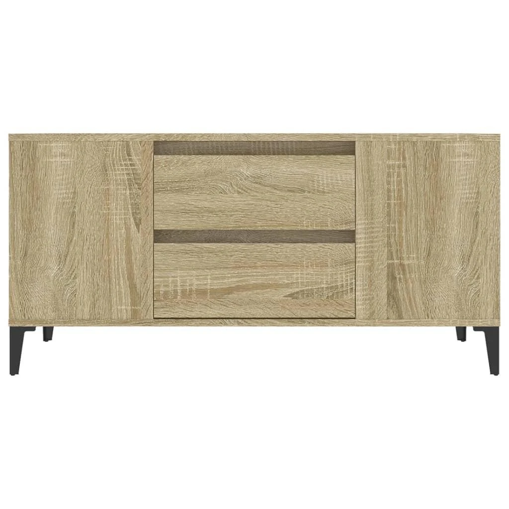 TV staliukas Televizoriaus spintelė, ąžuolo, 102x44,5x50cm, apdirbta mediena
