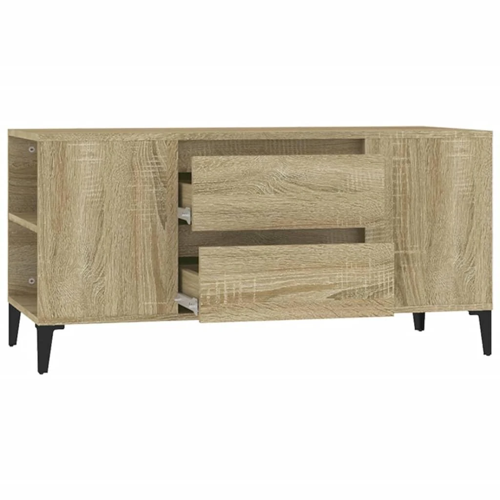 TV staliukas Televizoriaus spintelė, ąžuolo, 102x44,5x50cm, apdirbta mediena