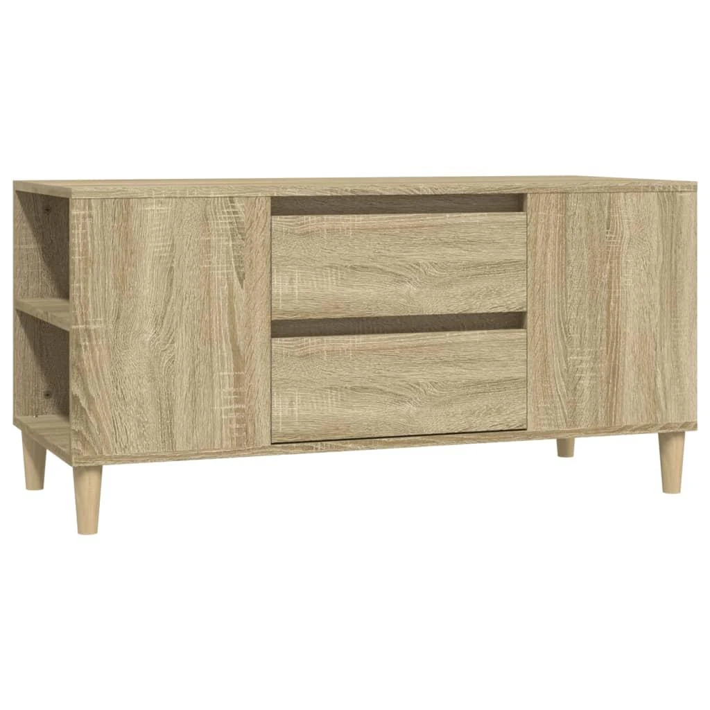 TV staliukas Televizoriaus spintelė, ąžuolo, 102x44,5x50cm, apdirbta mediena