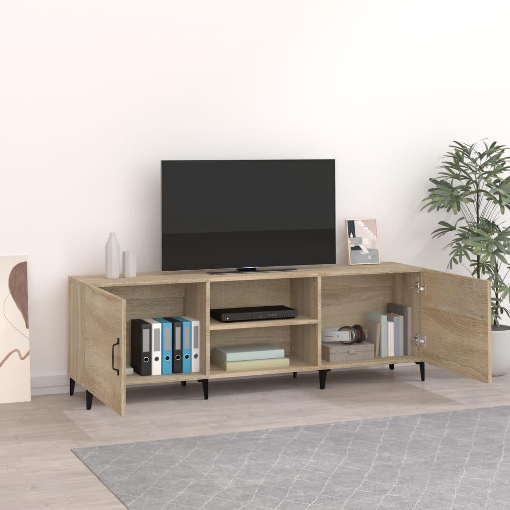 TV staliukas Televizoriaus spintelė, sonoma ąžuolo, 150x30x50cm, mediena