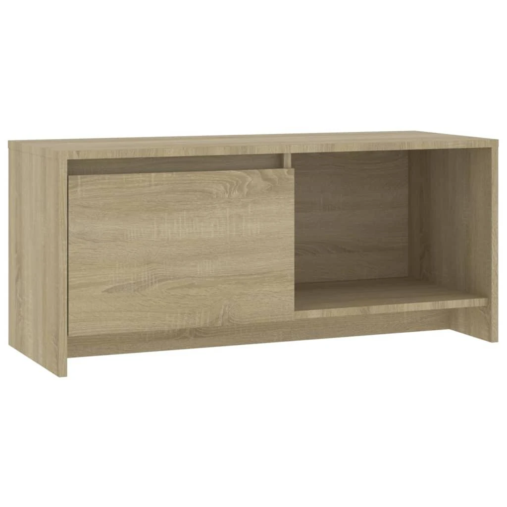 TV staliukas Televizoriaus spintelė, ąžuolo, 90x35x40cm, apdirbta mediena