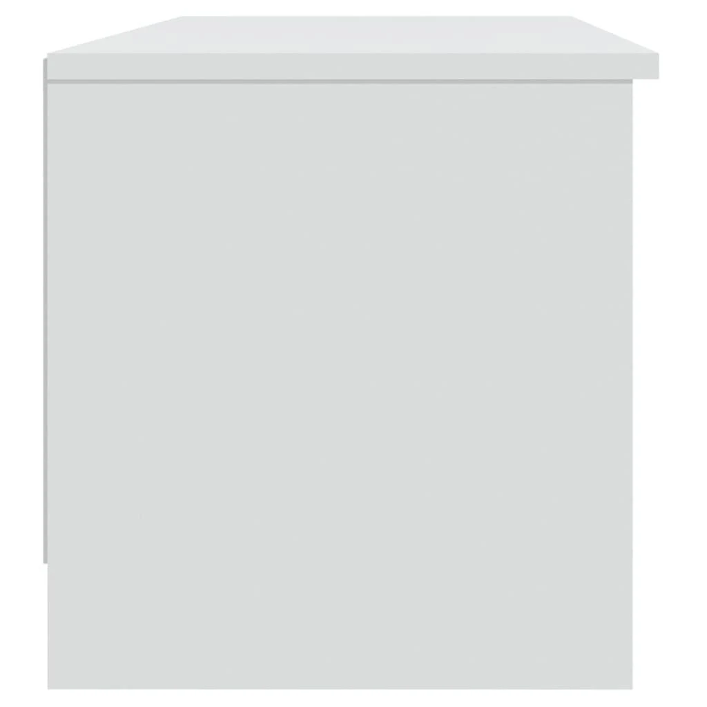 TV staliukas Televizoriaus spintelė, balta, 102x35,5x36,5cm, mediena