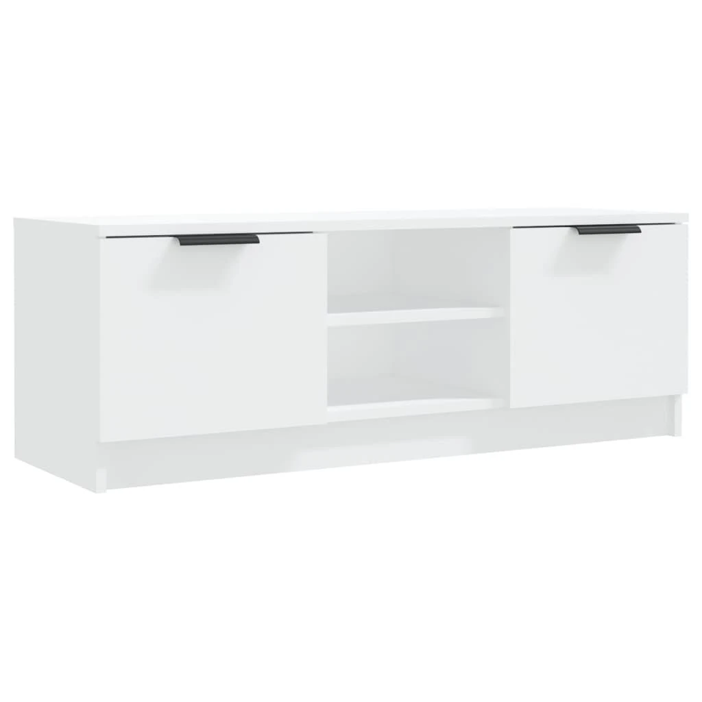 TV staliukas Televizoriaus spintelė, balta, 102x35x36,5cm, apdirbta mediena