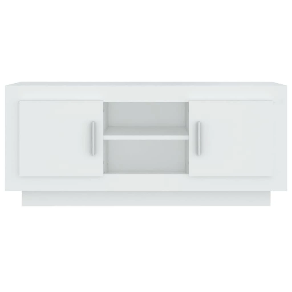 TV staliukas Televizoriaus spintelė, baltos spalvos, 102x35x45cm, mediena
