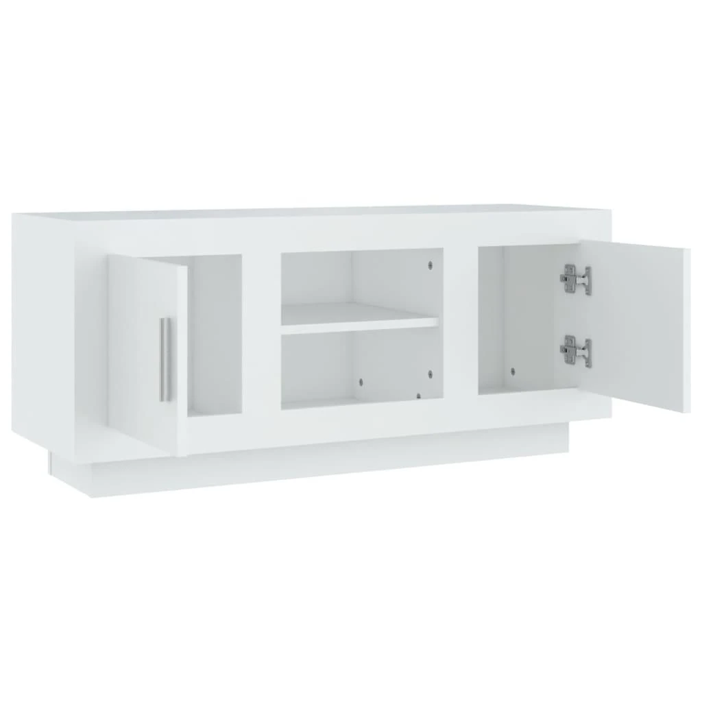 TV staliukas Televizoriaus spintelė, baltos spalvos, 102x35x45cm, mediena