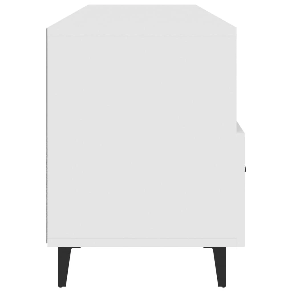 TV staliukas Televizoriaus spintelė, balta, 102x35x50cm, apdirbta mediena