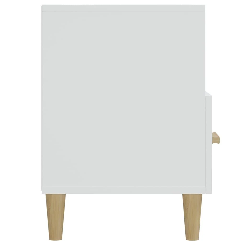 TV staliukas Televizoriaus spintelė, balta, 102x36x50cm, apdirbta mediena