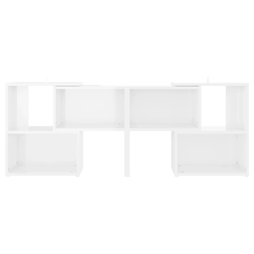 TV staliukas Televizoriaus spintelė, balta, 104x30x52cm, apdirbta mediena