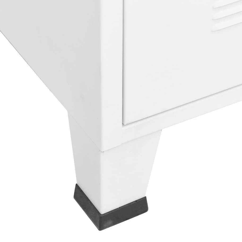 TV staliukas Televizoriaus spintelė, balta, 105x35x42cm, metalas
