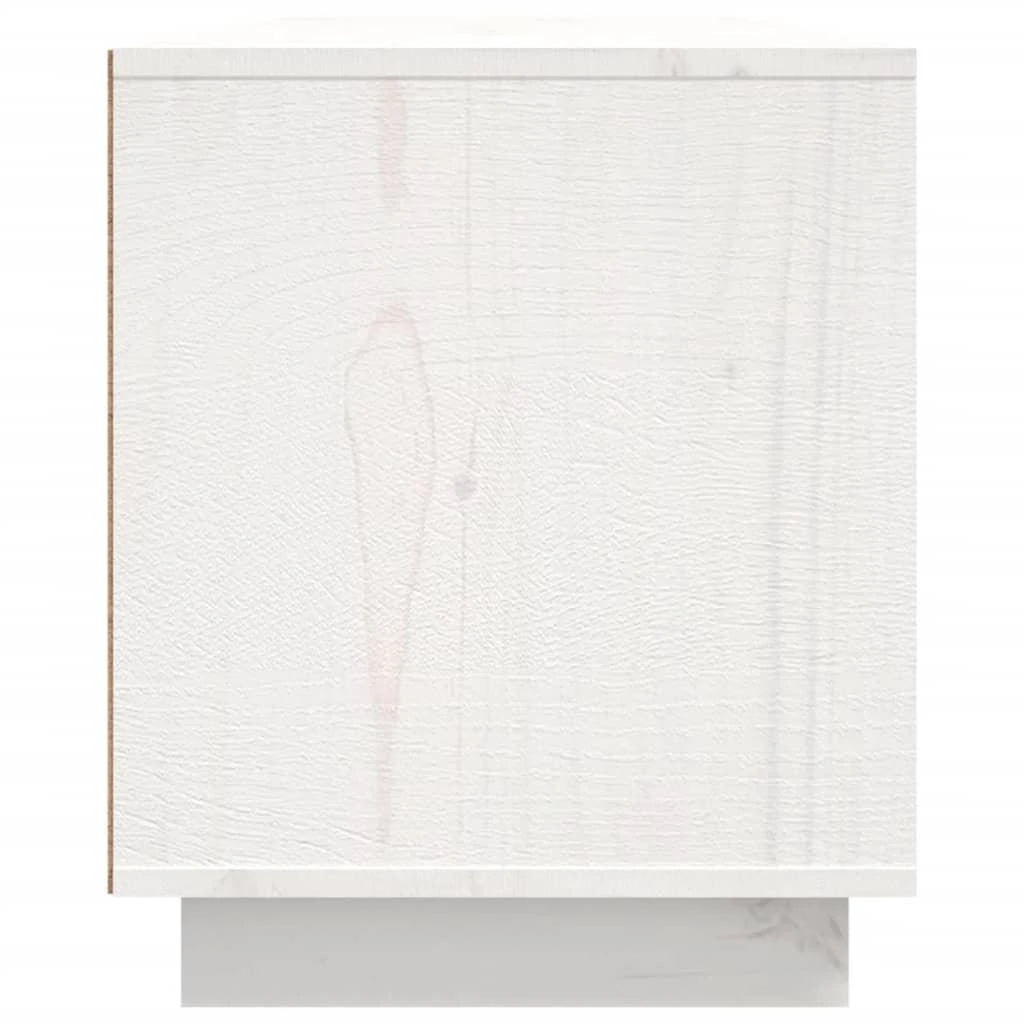 TV staliukas Televizoriaus spintelė, balta, 156x37x45cm, pušies masyvas