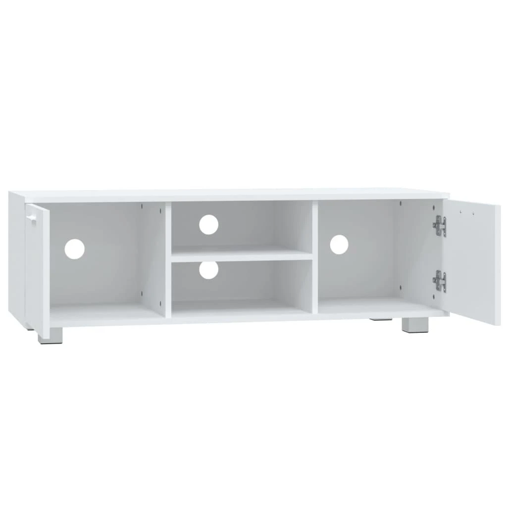 TV staliukas Televizoriaus spintelė, baltos spalvos, 120x40,5x35cm, mediena